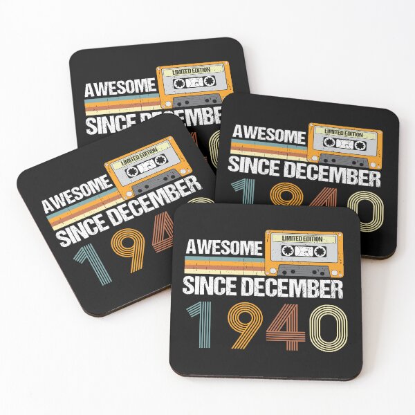 Item preview, Awesome Since December 1940 | 82th Birthday Gifts | 82 Years Old Gifts designed and sold by AMINE  ★★★★★.