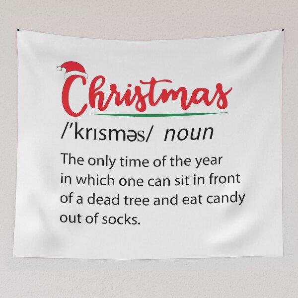 Item preview, Christmas Funny Dictionary Definition designed and sold by TravelScientist.