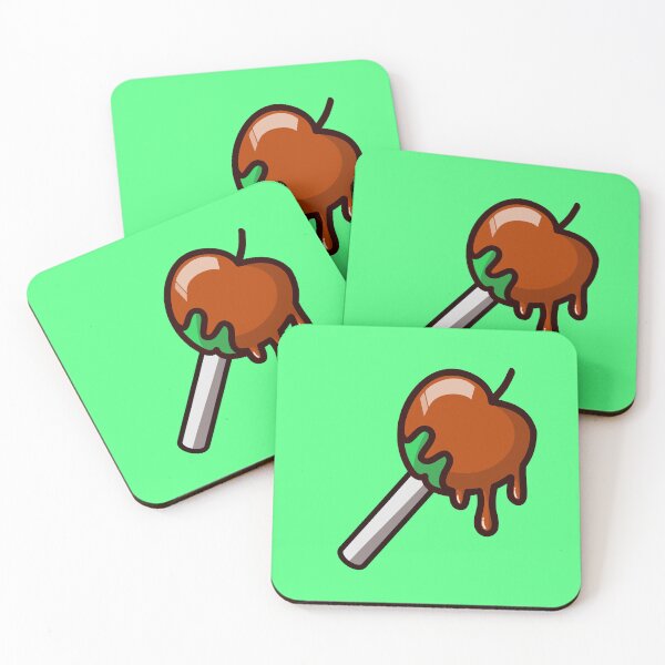 Aperçu de l'œuvre Pomme au caramel vert acidulé - Tipped 'n Drippin' créée et vendue par GoobyCloud.