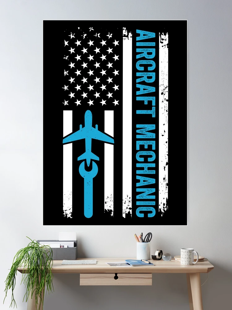 Aircraft Mechanic Sticker - Limited Edition Aviation Technician Decal For Vehicles & Helmets