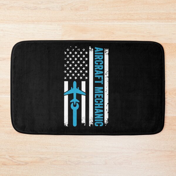 Item preview, Aircraft Mechanic Distressed Vintage USA Flag Airplane Technician: Funny Aviation Mechanic Gift designed and sold by Adexyl.