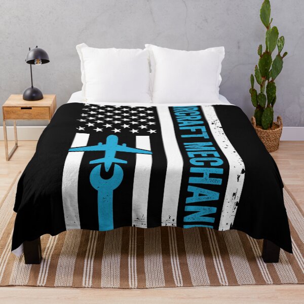 Item preview, Aircraft Mechanic Distressed Vintage USA Flag Airplane Technician: Funny Aviation Mechanic Gift designed and sold by Adexyl.