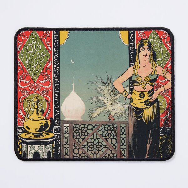 Item preview, Labyrint og Osterlandsk Harem Tivoli Exhibition Building 1898 Vintage Exposition Poster designed and sold by retroposters.
