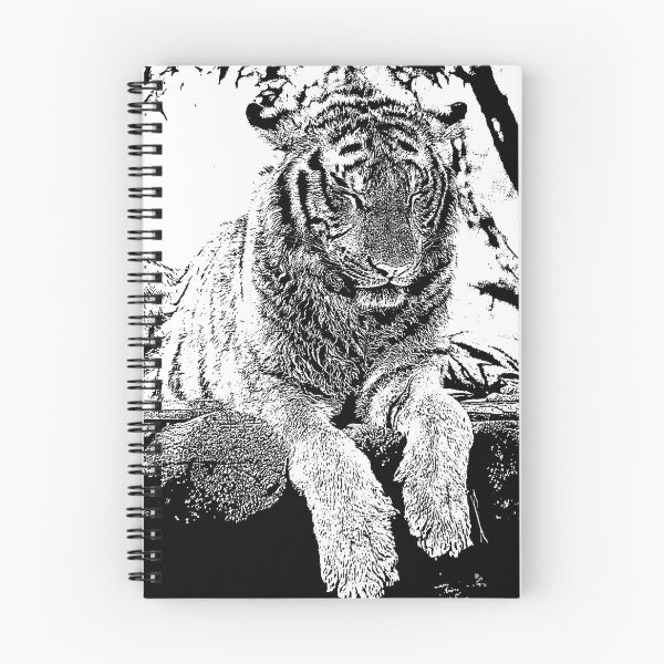 Item preview, Tiger in Thailand Black and White designed and sold by Rainbow Farm Photography.
