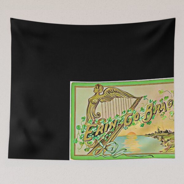 Item preview, Erin Go Bragh Irish Harp Ireland Archives designed and sold by OliDesigns.