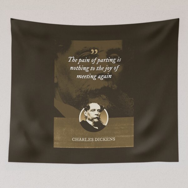 Item preview, Charles Dickens - The pain of parting is nothing to the joy of meeting again designed and sold by Syahrasi.