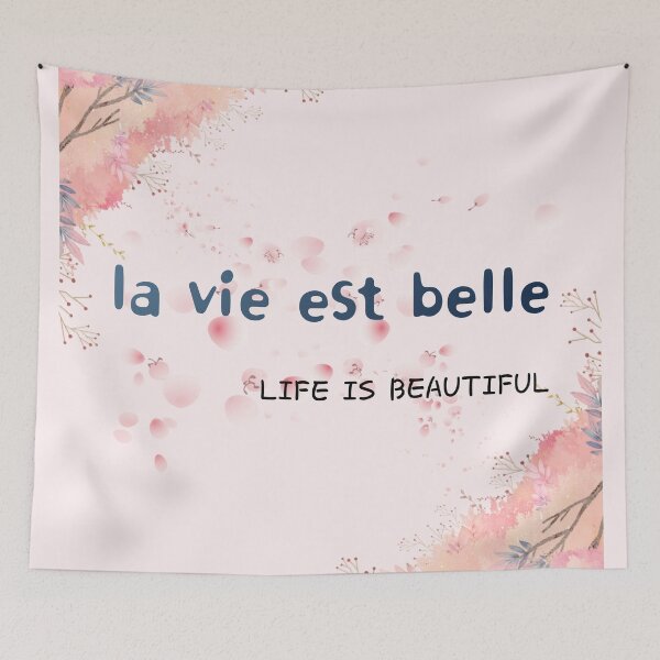 Item preview, la vie est belle,LIFE IS BEAUTIFUL  designed and sold by zzzozzo.