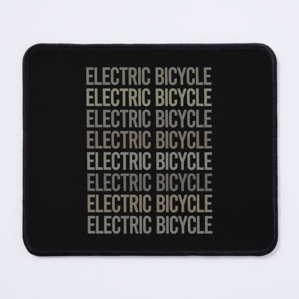 Item preview, Gray Text Art Electric Bicycle E Bike Ebike designed and sold by TarynBrown3126.
