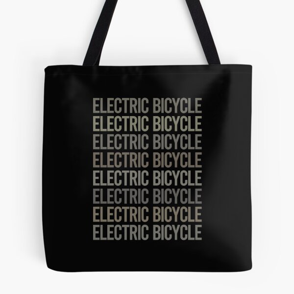 Item preview, Gray Text Art Electric Bicycle E Bike Ebike designed and sold by TarynBrown3126.