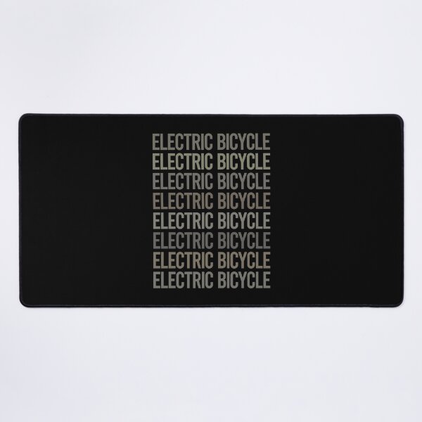Item preview, Gray Text Art Electric Bicycle E Bike Ebike designed and sold by TarynBrown3126.
