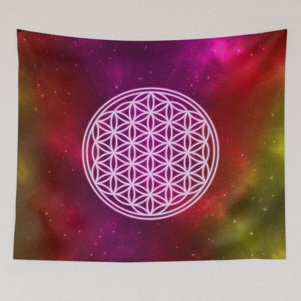 Item preview, Flower of life | Sacred Geometry | Red Nebula designed and sold by ghost888.