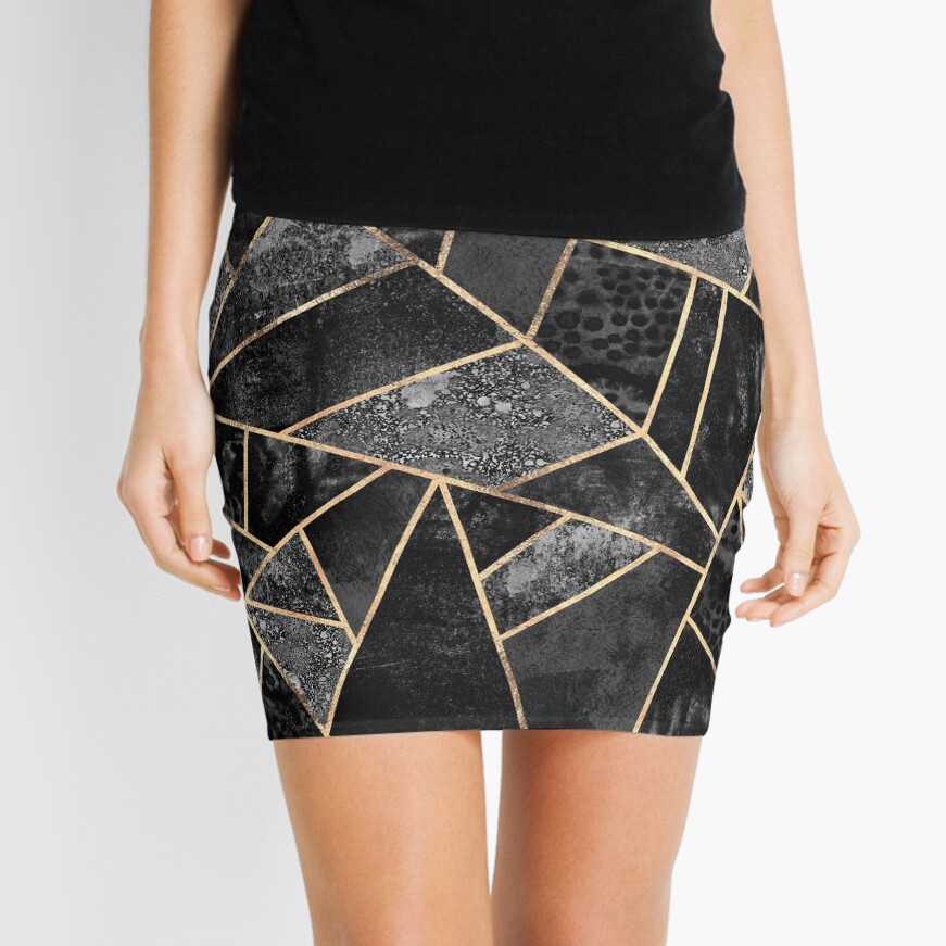 Black Stone 2 Mini Skirt
