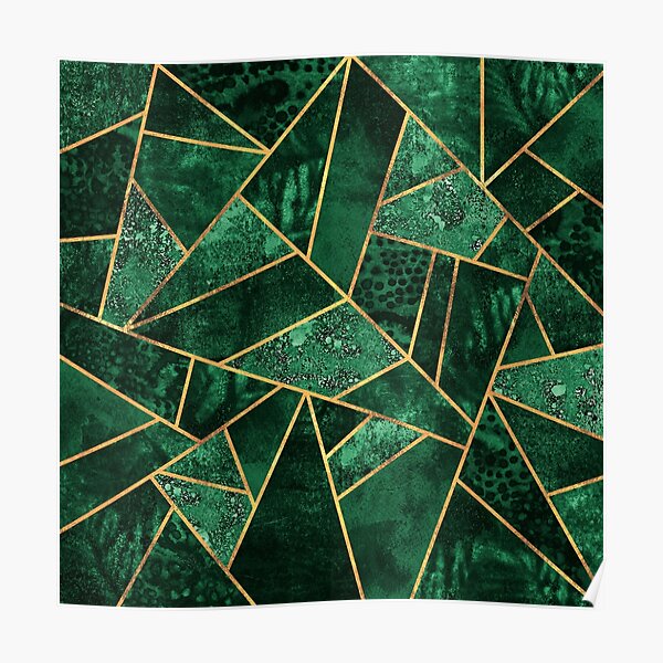 Deep Emerald Poster