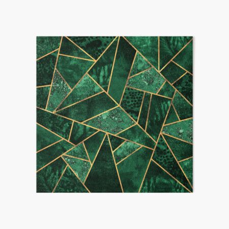 Deep Emerald Art Board Print