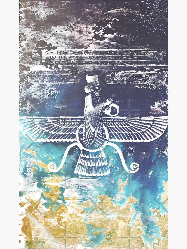 "Ahura Mazda I" Poster for Sale by Alienchild Redbubble