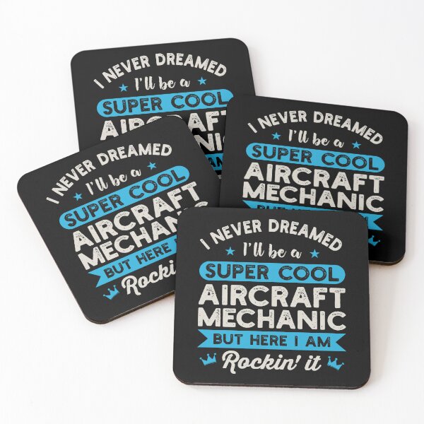Item preview, I Never Dreamed I'll Be A Super Cool Aircraft Mechanic: Funny Aviation Mechanic Gift designed and sold by Adexyl.