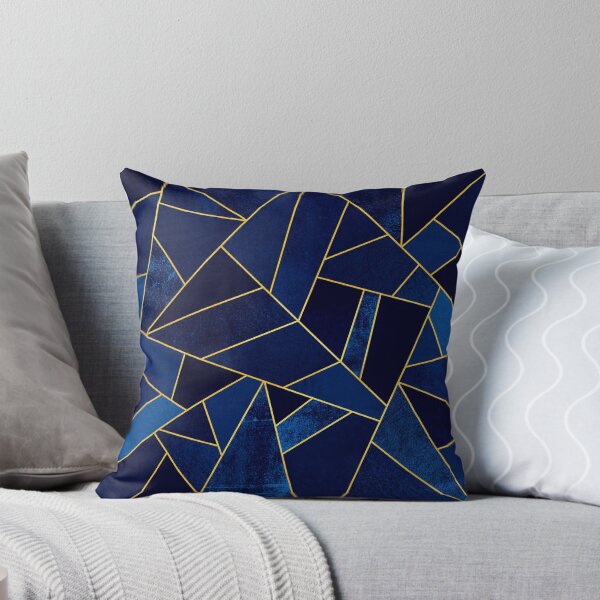 Item preview, Blue Stone / Yellow Lines designed and sold by Elisabeth Fredriksson.