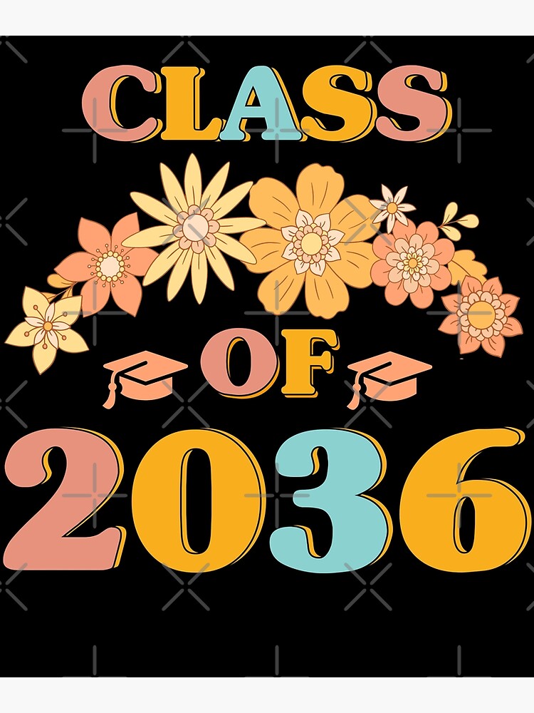 Class Of 2036 Grow With Me Kindergarten Pre K Graduation Poster For Sale By Resous1 Redbubble 9151