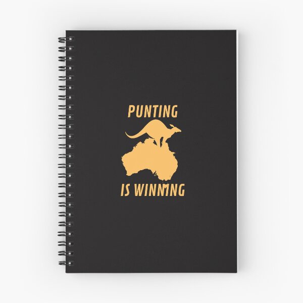 Item preview, punting is winning funny quotes designed and sold by medbouk1.