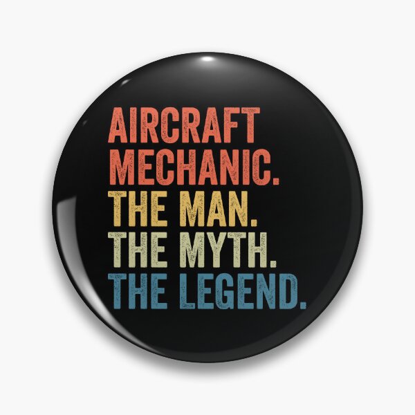 Item preview, Aircraft Mechanic The Man The Myth The Legend: Funny Aviation Mechanic Gift designed and sold by Adexyl.