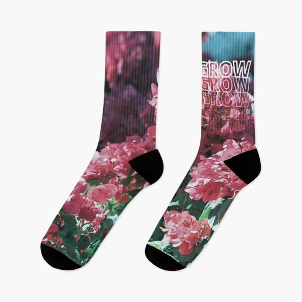 Item preview, GROW (above) - Vintage Vibe Pink Flowers designed and sold by AliceSLee.