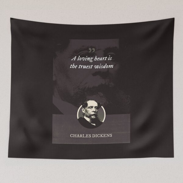 Item preview, Charles Dickens - A loving heart is the truest wisdom designed and sold by Syahrasi.