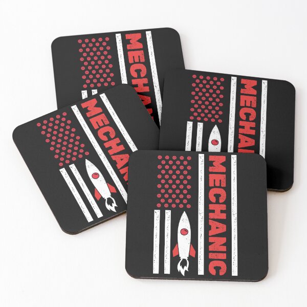 Item preview, Aircraft Mechanic Distressed Vintage USA Flag Rocket Technician: Funny Aviation Mechanic Gift designed and sold by Adexyl.