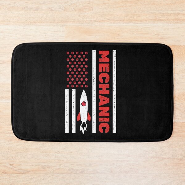 Item preview, Aircraft Mechanic Distressed Vintage USA Flag Rocket Technician: Funny Aviation Mechanic Gift designed and sold by Adexyl.