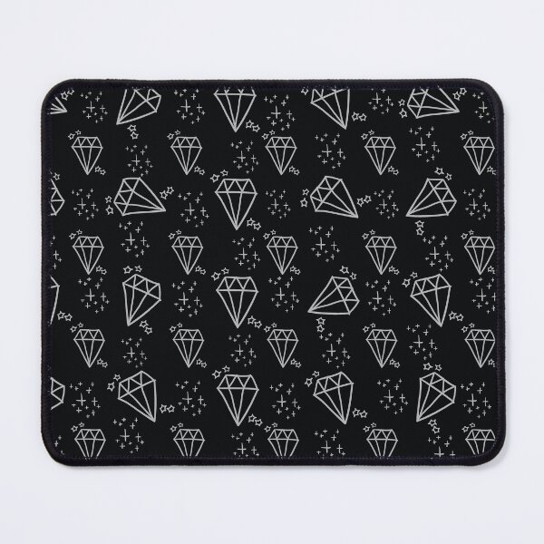 Item preview, Diamond Pattern black designed and sold by Suzy Perez Art.