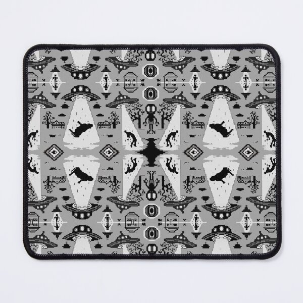 Item preview, Alien Abduction Pattern, Grey designed and sold by SamohtCreates.