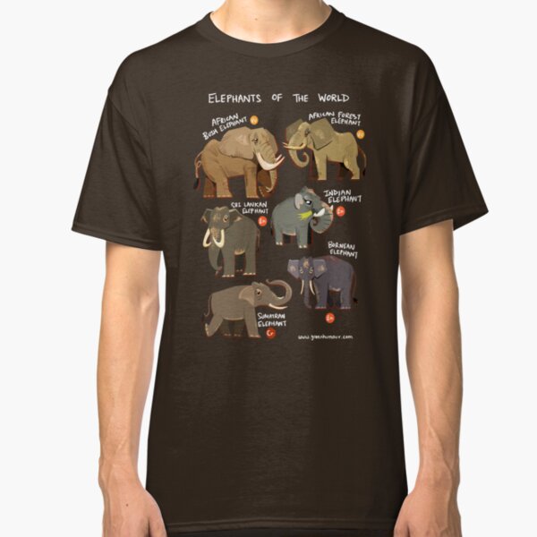 Elephants of the World Classic T-Shirt