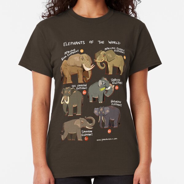 Elephants of the World Classic T-Shirt