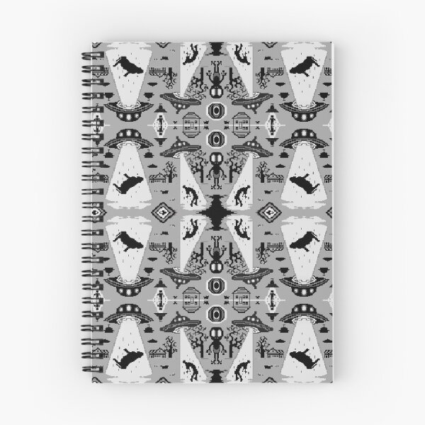 Item preview, Alien Abduction Pattern, Grey designed and sold by SamohtCreates.