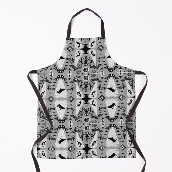 Item preview, Alien Abduction Pattern, Grey designed and sold by SamohtCreates.