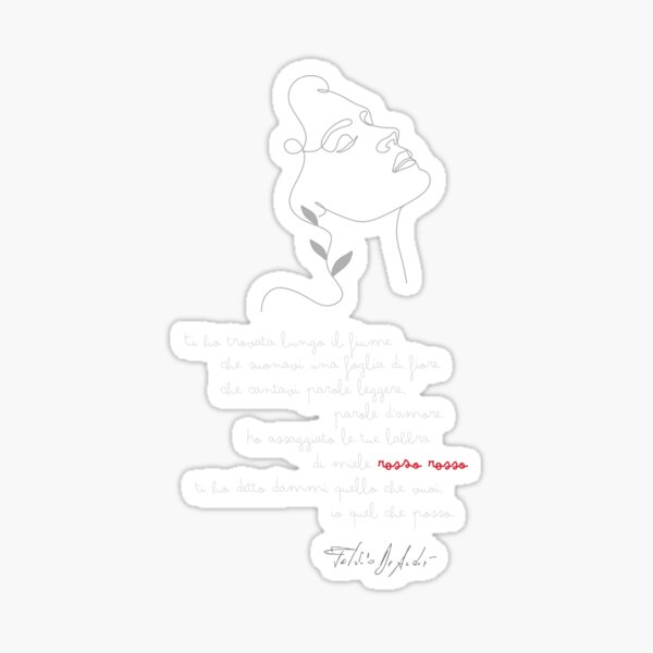 Item preview, Fabrizio De André Tribute: Singing 'Parole d'amore' designed and sold by EMWebDesign.