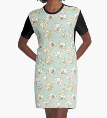 Terrarium Dice Graphic T-Shirt Dress