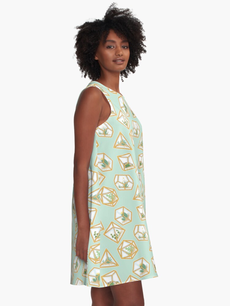 Alternate view of Terrarium Dice A-Line Dress