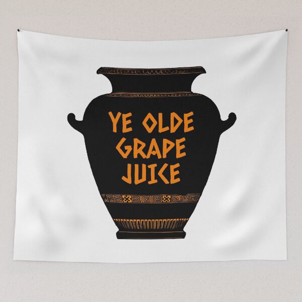 Item preview, Ancient Greece Red Figure Vase Ye Olde Grape Juice Greek Wine designed and sold by Legit Hooligan.