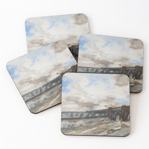 Item preview, Tay Rail bridge acrylic painting  designed and sold by WorldOfWendyArt.