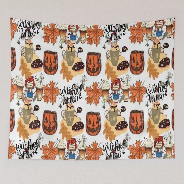 Item preview, Witches Brew Design, Lettering Design, Halloween Lettering Spooky Halloween  Vintage Halloween, Kawaii Carved Pumpkin Vibes,Witches Brew And All Things Halloween designed and sold by Adri Barnard.