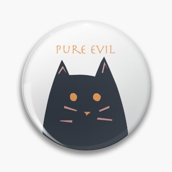 Item preview, Pure evil cat designed and sold by CatsHappy.