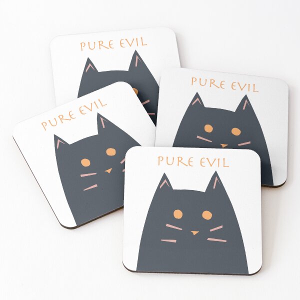 Item preview, Pure evil cat designed and sold by CatsHappy.