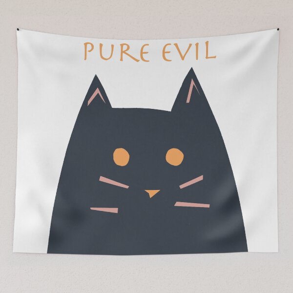 Item preview, Pure evil cat designed and sold by CatsHappy.