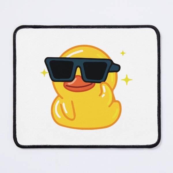 Item preview, Cute Smile Yellow Duck in Sunglasess designed and sold by bolkibox.
