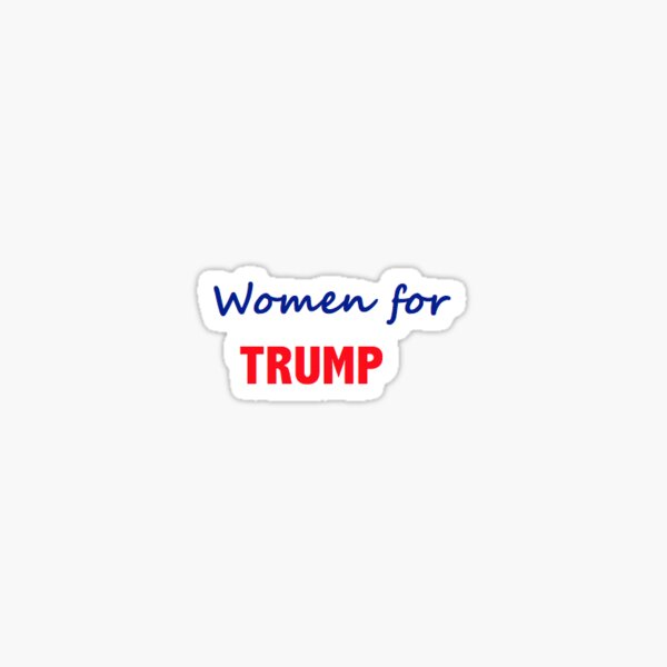 Women for Trump Sticker