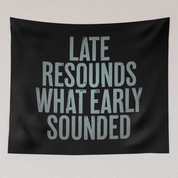 Item preview, Late resounds what early sounded v.1 designed and sold by x1brett.