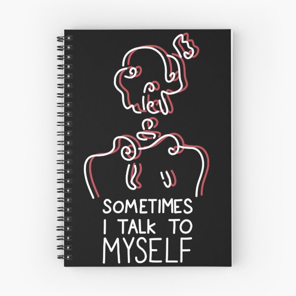 Item preview, SOMETIMES I TALK TO MYSELF - Red designed and sold by flinbo.