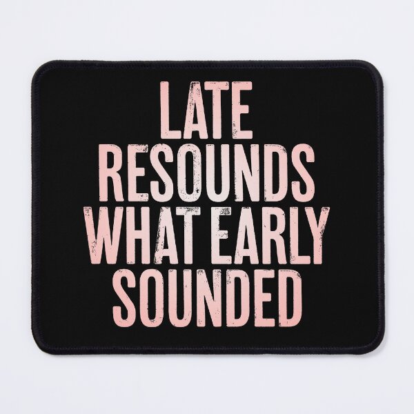 Item preview, Late resounds what early sounded v.3 designed and sold by x1brett.
