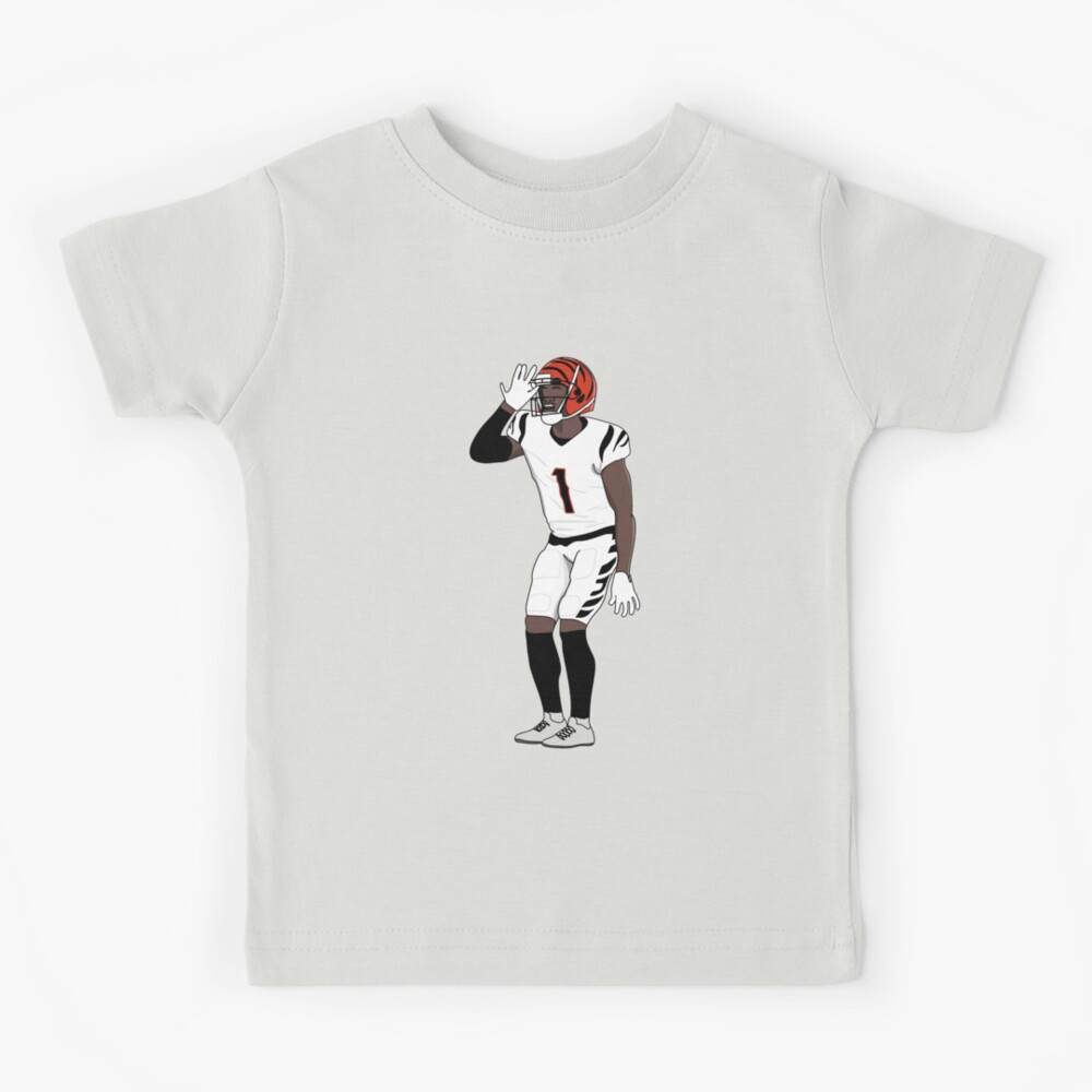 Youth Ja'Marr Chase and Justin Jefferson Griddy Football Kid's T-Shirt