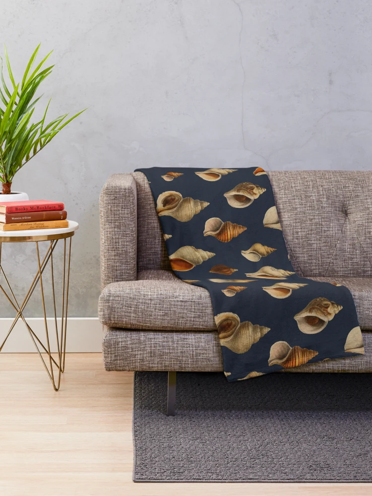 Thumbnail 2 of 6, Throw Blanket, Shells designed and sold by SpilloDesign.